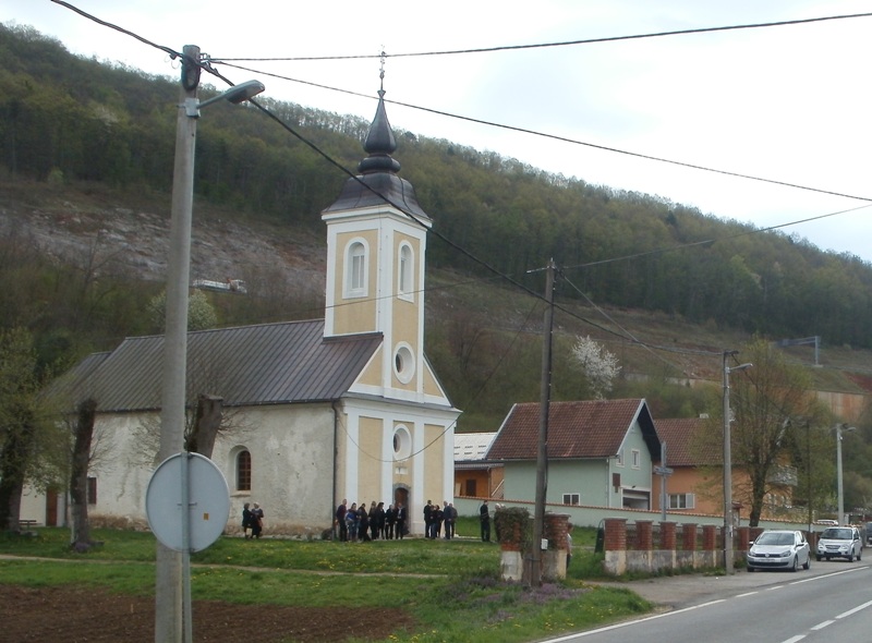 Sprovod u Brlogu - pok. Mihovil Rukavina