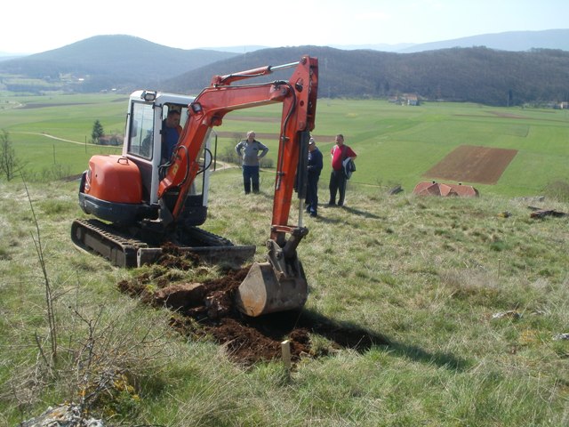 "Povijesni" bager na Kalvariji