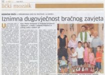 Iznimna dugovječnost bračnog zavjeta