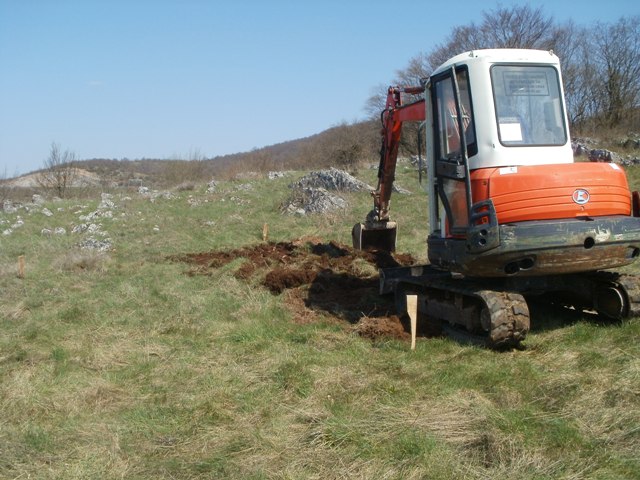 "Povijesni" bager na Kalvariji