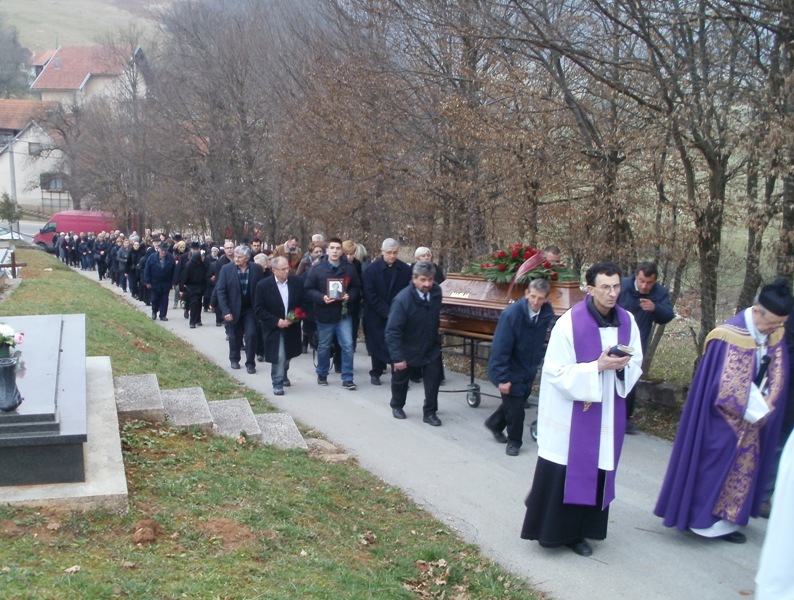 U Kompolju sprovod pok. Marije Šimunović