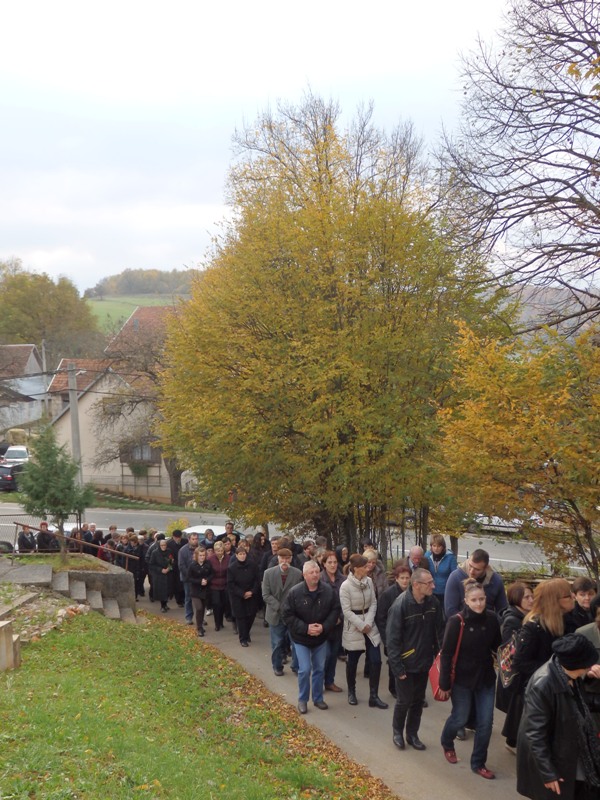 Ispraćaj Božene Kranjčević uoči Svih Svetih