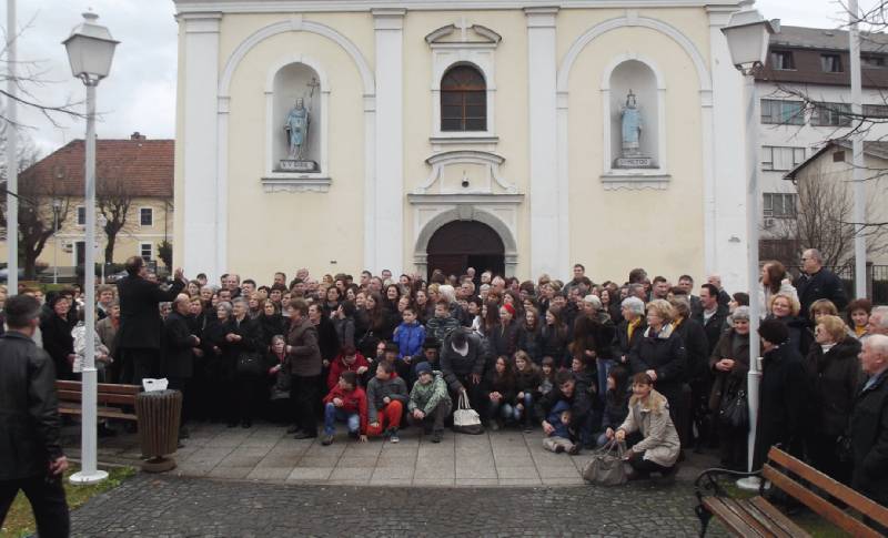 Naši pjevači na biskupijskom susretu