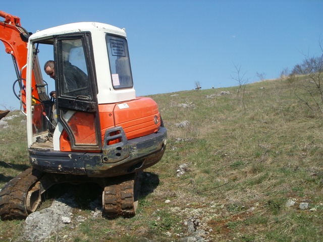 "Povijesni" bager na Kalvariji