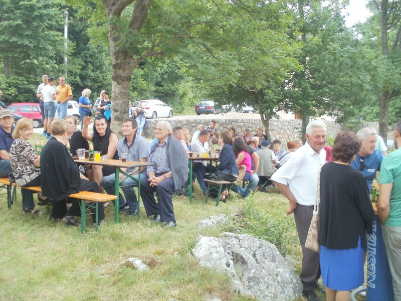 Naš zbor na slavlju na Stocu