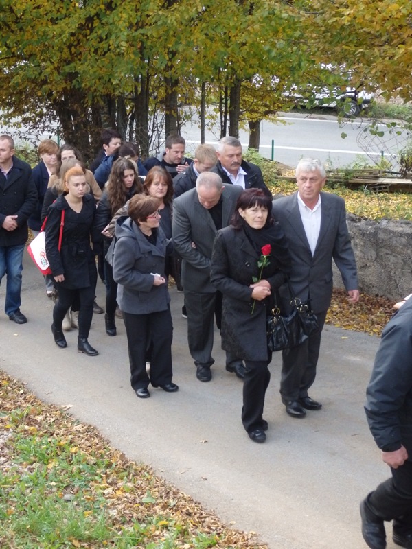 Ispraćaj Božene Kranjčević uoči Svih Svetih