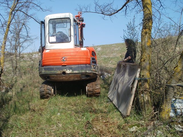 "Povijesni" bager na Kalvariji