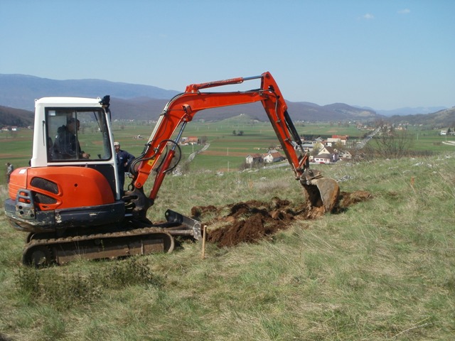 "Povijesni" bager na Kalvariji