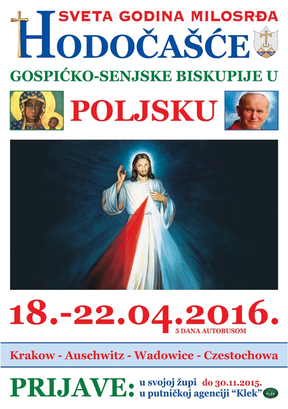 Program hodočašća u Poljsku - 18.-22.4.2016.